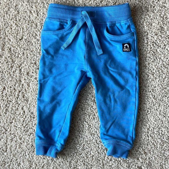 Rags jogger bundle 6-12mo periwinkle and teal - Picture 4 of 5